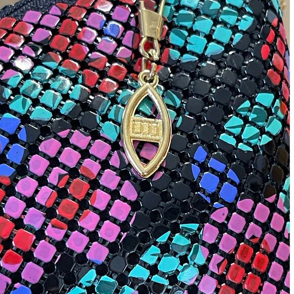 Vintage Unbranded Multi Color Floral Beaded Crossbody Bag and Change Purse - Picture 13 of 15